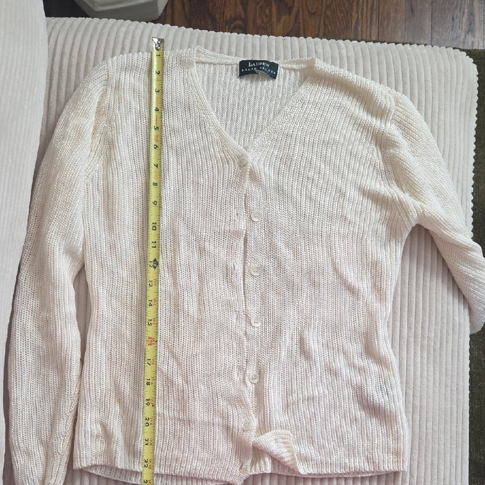 Ralph Lauren Ecru Cardigan